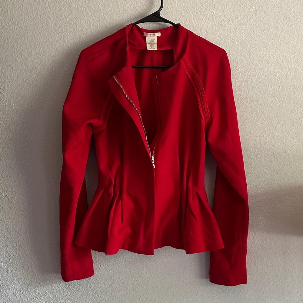Esley Vibrant Red Women's Blazer